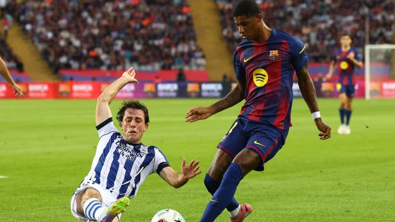 Sociedad khó lòng tạo được bất ngờ trước Barcelona